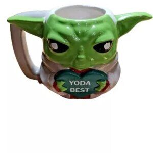 Baby‎ Yoda Star Wars Coffee Mug Zak Yoda Best Cocoa Tea Cup Disney Collectible
